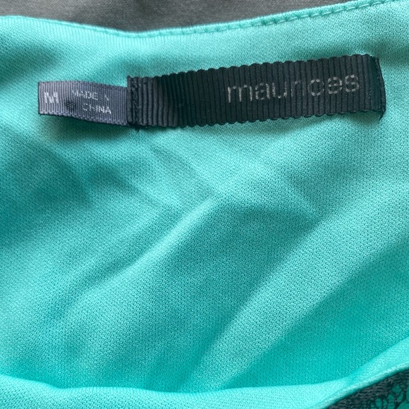 Maurice’s black and blue floral dress - Picture 3 of 4